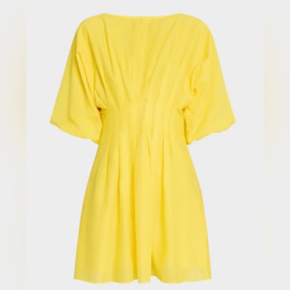 Trina Turk Dresses & Skirts - Trina Turk Gian 2 Pleated Cotton Voile Mini Dress